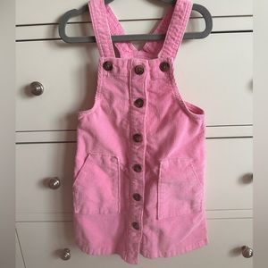 Girls Pink Jumper Corduroy